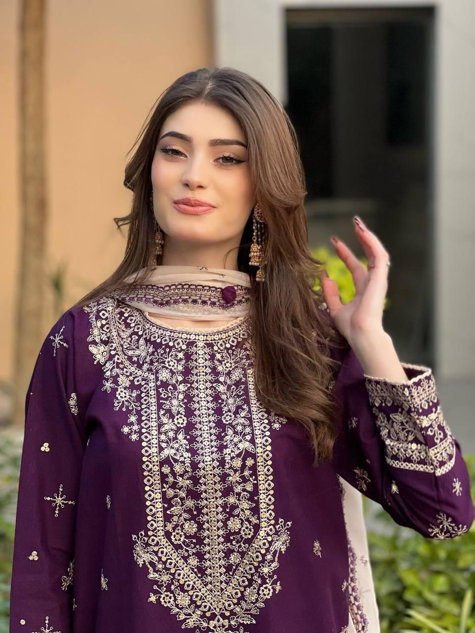 Quiet Luxury Plum Pant Set