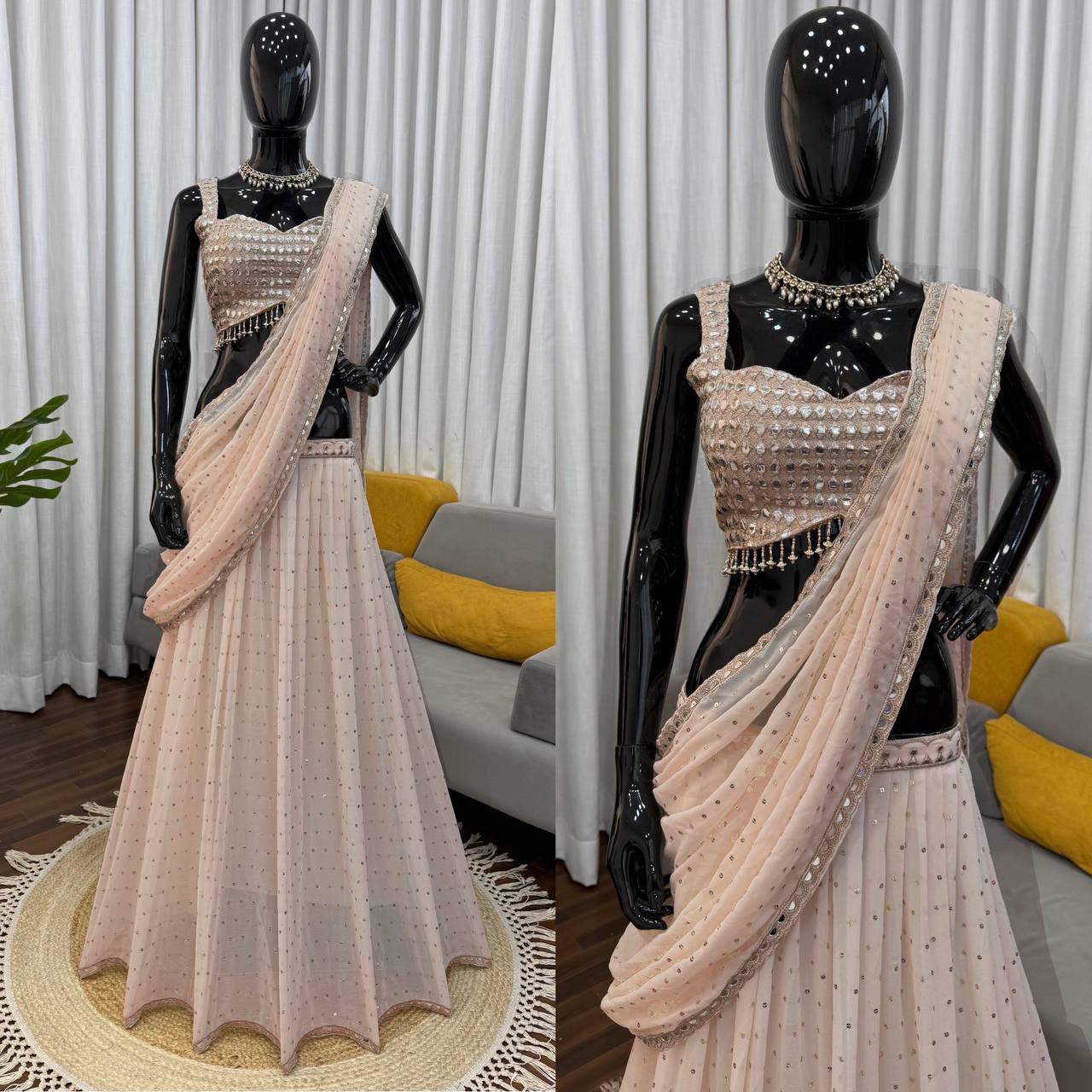 Ready to Wear Lehenga Saree with Blouse